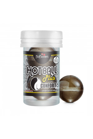 Анальный лубрикант на масляной основе Hot Ball Plus Conforto (2 шарика по 3 гр.)