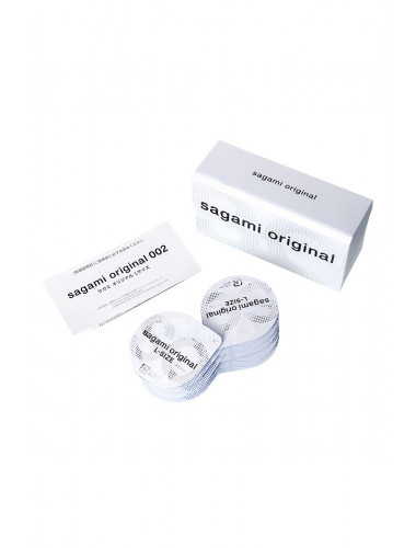 Презервативы Sagami Original 0.02 L-size увеличенного размера - 10 шт.