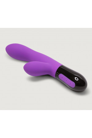 Фиолетовый вибратор-кролик Gaia 2.0 - 20,4 см.