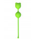 Вагинальные шарики toyfa зеленые 2,7 см