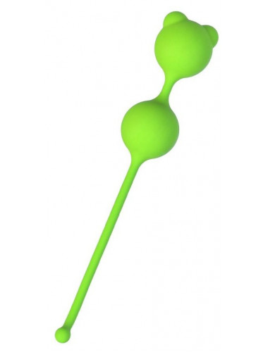 Вагинальные шарики toyfa зеленые 2,7 см