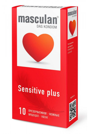 Презервативы Masculan Sensitive plus - 10 шт.