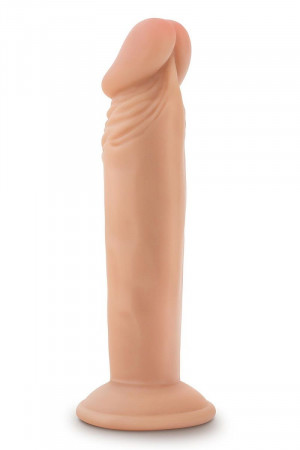 Телесный фаллоимитатор-реалистик 6 Inch Posable Dildo - 16,5 см.