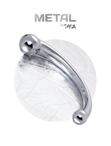 Металлический фаллоимитатор toyfa серебристый 21 см