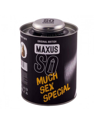 Текстурированные презервативы в кейсе MAXUS So Much Sex - 100 шт.