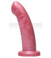 Розовый фаллоимитатор Golden Rose Dildo Medium - 15,3 см.