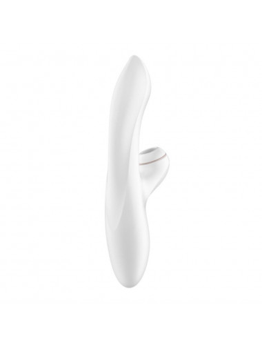 Вибромассажер с вакуумно-волновой клиторальной стимуляцией Satisfyer Pro + G-Spot - 22 см.