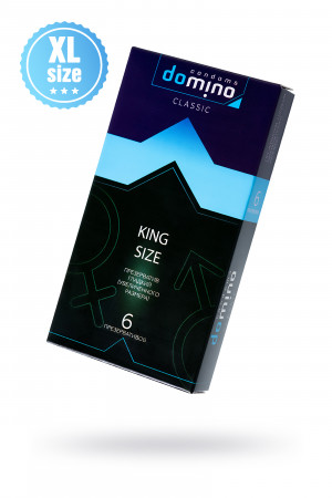 Презервативы luxe  domino classic king size 6 шт