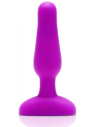 Анальная вибропробка NOVICE REMOTE CONTROL PLUG FUCHSIA - 10,2 см.