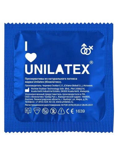 Ультратонкие презервативы Unilatex Ultra Thin - 12 шт. + 3 шт. в подарок