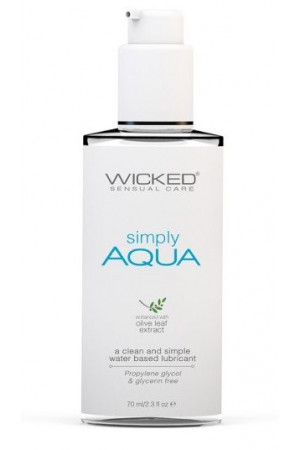 Легкий лубрикант на водной основе Wicked Simply AQUA - 70 мл.