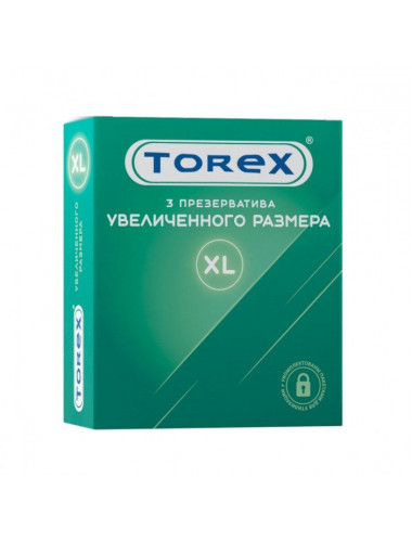Презервативы Torex  Увеличенного размера  - 3 шт.