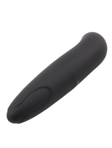 Черный вибратор Powerful Invigorate G-Spot - 12,5 см.