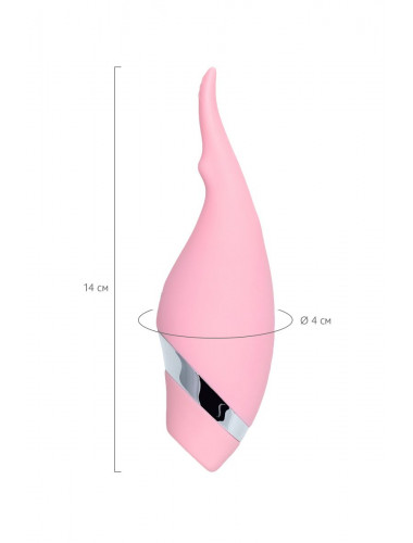 Многофункциональный стимулятор flovetta розовый 14 см