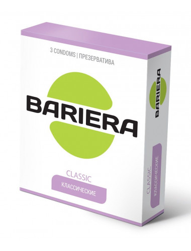 Классические презервативы Bariera Classic - 3 шт.