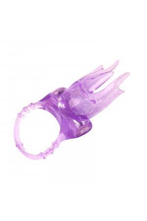 Фиолетовое эрекционное кольцо с усиками