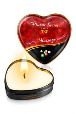 Массажная свеча с ароматом бубль-гума Bougie Massage Candle - 35 мл.