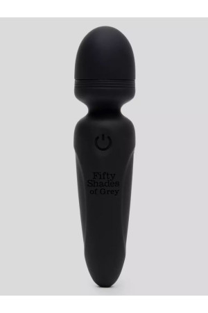 Черный мини-wand Sensation Rechargeable Mini Wand Vibrator - 10,1 см.