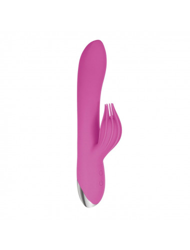 Розовый вибратор-кролик Eve s Clit Tickling Rabbit - 20,4 см.