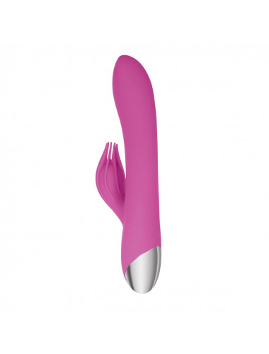 Розовый вибратор-кролик Eve s Clit Tickling Rabbit - 20,4 см.