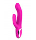 Розовый вибратор-кролик NAGHI NO.43 RECHARGEABLE DUO VIBRATOR - 23 см.