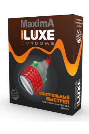 Презерватив LUXE Maxima «Контрольный выстрел» - 1 шт.