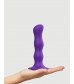 Фиолетовая насадка Strap-On-Me Dildo Geisha Balls size M