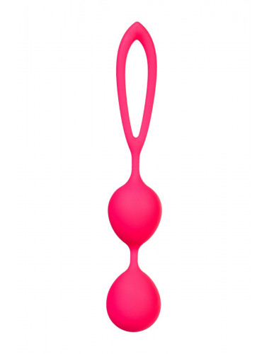 Вагинальные шарики a-toys rai розовые 17 см