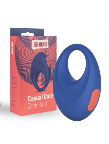 Синее эрекционное кольцо RRRING Casual Date Cock Ring