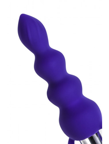 Анальная вибровтулка todo twisty фиолетовая 14 см