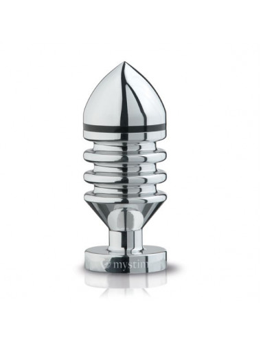 Металлическая анальная пробка Hector Helix Buttplug S - 10 см.