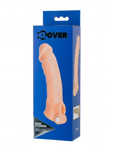 Насадка на пенис toyfa xlover с вибрацией 18,5 см