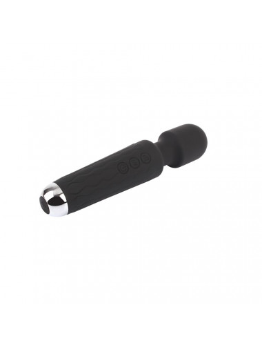 Черный жезловый вибратор Wacko Touch Massager - 20,3 см.