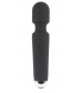Черный жезловый вибратор Wacko Touch Massager - 20,3 см.