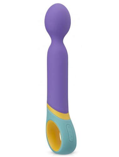 Нереалистичный вибратор pmv20 base - wand фиолетовый 24 см