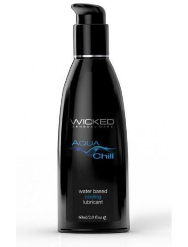 Охлаждающий лубрикант на водной основе Wicked AQUA CHILL - 60 мл.