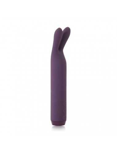 Фиолетовый вибратор с ушками Rabbit Bullet Vibrator - 8,9 см.