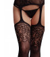 Эффектный комбинезон со стразами Suspender Rhinestone Bodystocking