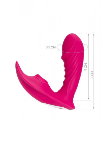 Стимулятор точки g с вакуум-волновой стимуляцией shani розовый 12 см
