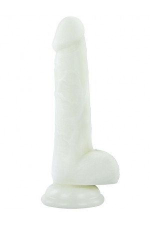 Светящийся в темноте фаллоимитатор 7 Inch Lumino Play Silicone Dildo - 18 см.