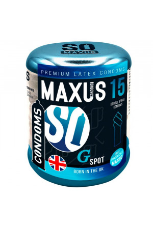 Презервативы Maxus G spot с двойной спиралью - 15 шт.