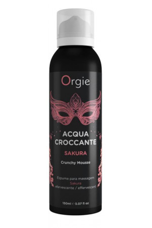 Хрустящая пенка для массажа Orgie Acqua Croccante Sakura с ароматом сакуры - 150 мл.