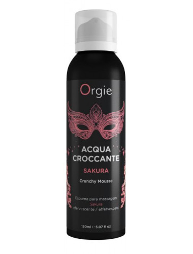 Хрустящая пенка для массажа Orgie Acqua Croccante Sakura с ароматом сакуры - 150 мл.