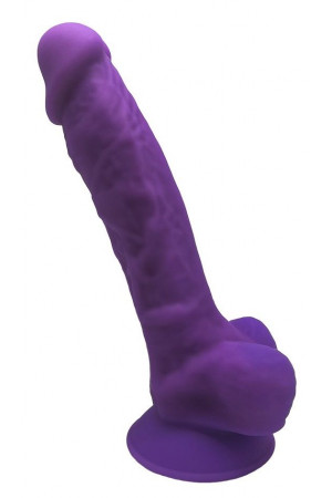 Фиолетовый фаллоимитатор Model 1 - 17,6 см.