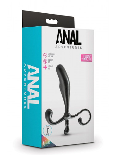 Черный стимулятор простаты Prostate Stimulator - 12,7 см.