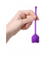 Вагинальный шарик toyfa фиолетовый 2,7 см